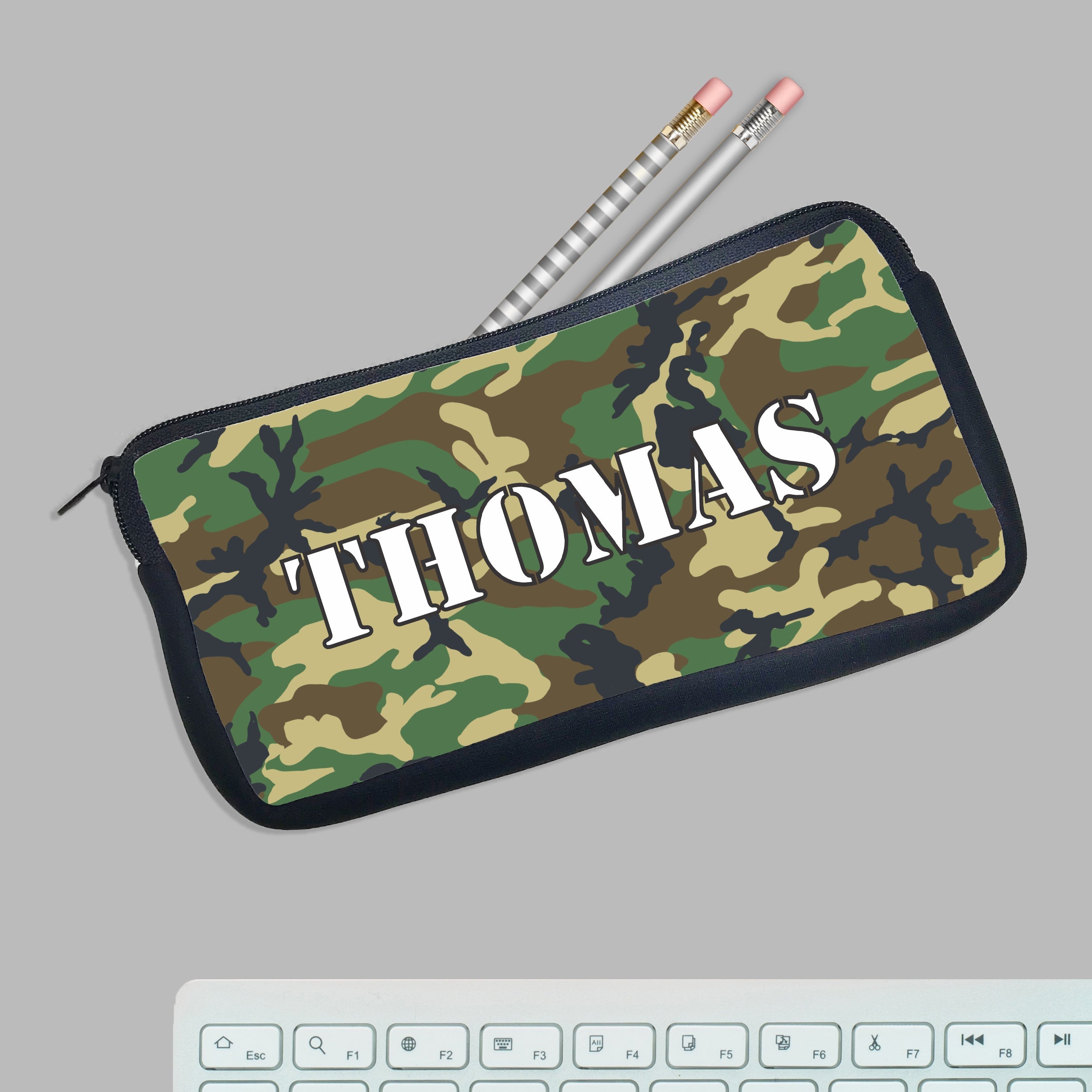 Personalized Pencil Case, Custom Pencil Case, Pencil Bag, Thomas