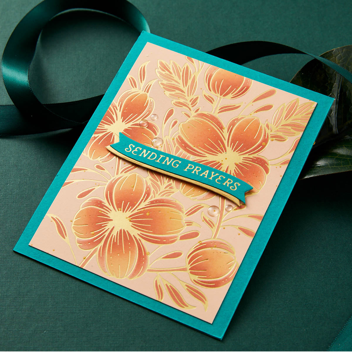 Glimmering Buttercups Glimmer Plate and Stencil Bundle