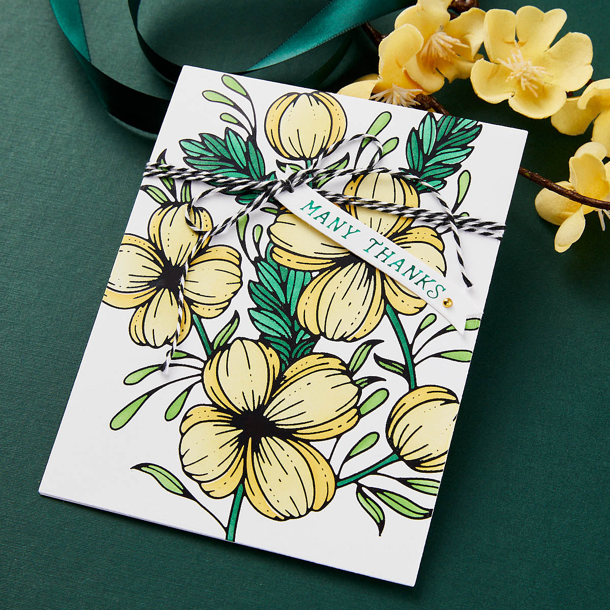 Glimmering Buttercups Glimmer Plate and Stencil Bundle