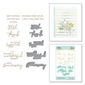 Yana's Special Sentiments Glimmer Hot Foil Plate & Die Set