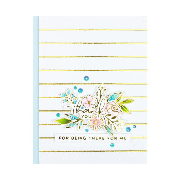 Yana's Special Sentiments Glimmer Hot Foil Plate & Die Set