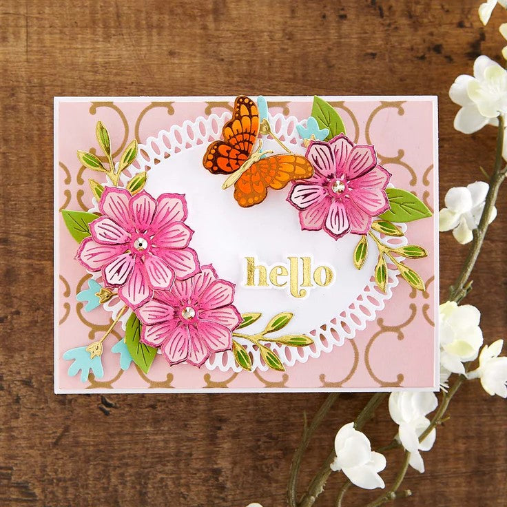 Glimmer Edge Butterflies Glimmer Hot Foil Plate & Die Set - DISCONTINUED