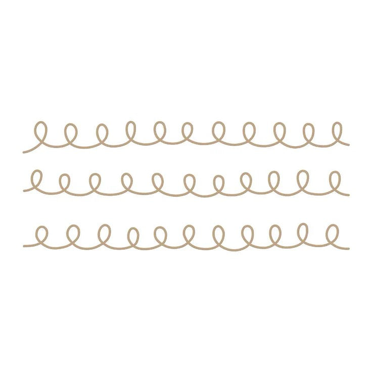 Hand Drawn Loops Glimmer Hot Foil Plate - DISCONTINUED