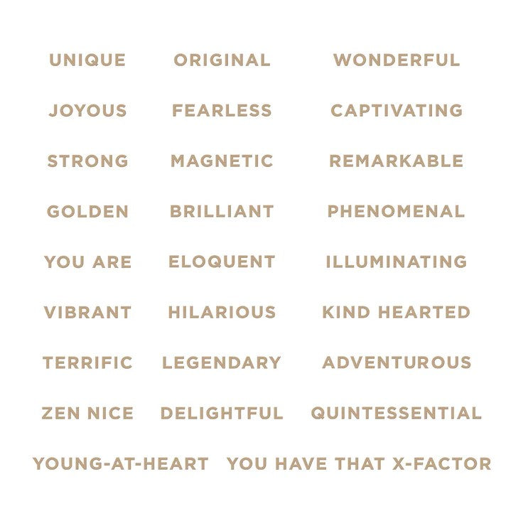 Stitched Alphabet Descriptors Glimmer Hot Foil Plates - DISCONTINUED