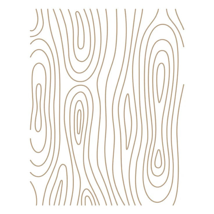 Woodgrain Background Glimmer Hot Foil Plates - DISCONTINUED