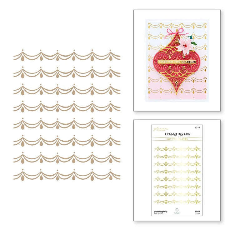 Glimmering Swag Glimmer Hot Foil Plates - DISCONTINUED