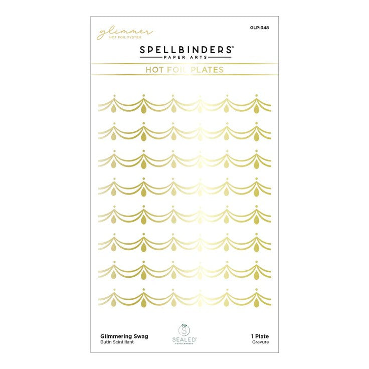 Glimmering Swag Glimmer Hot Foil Plates - DISCONTINUED