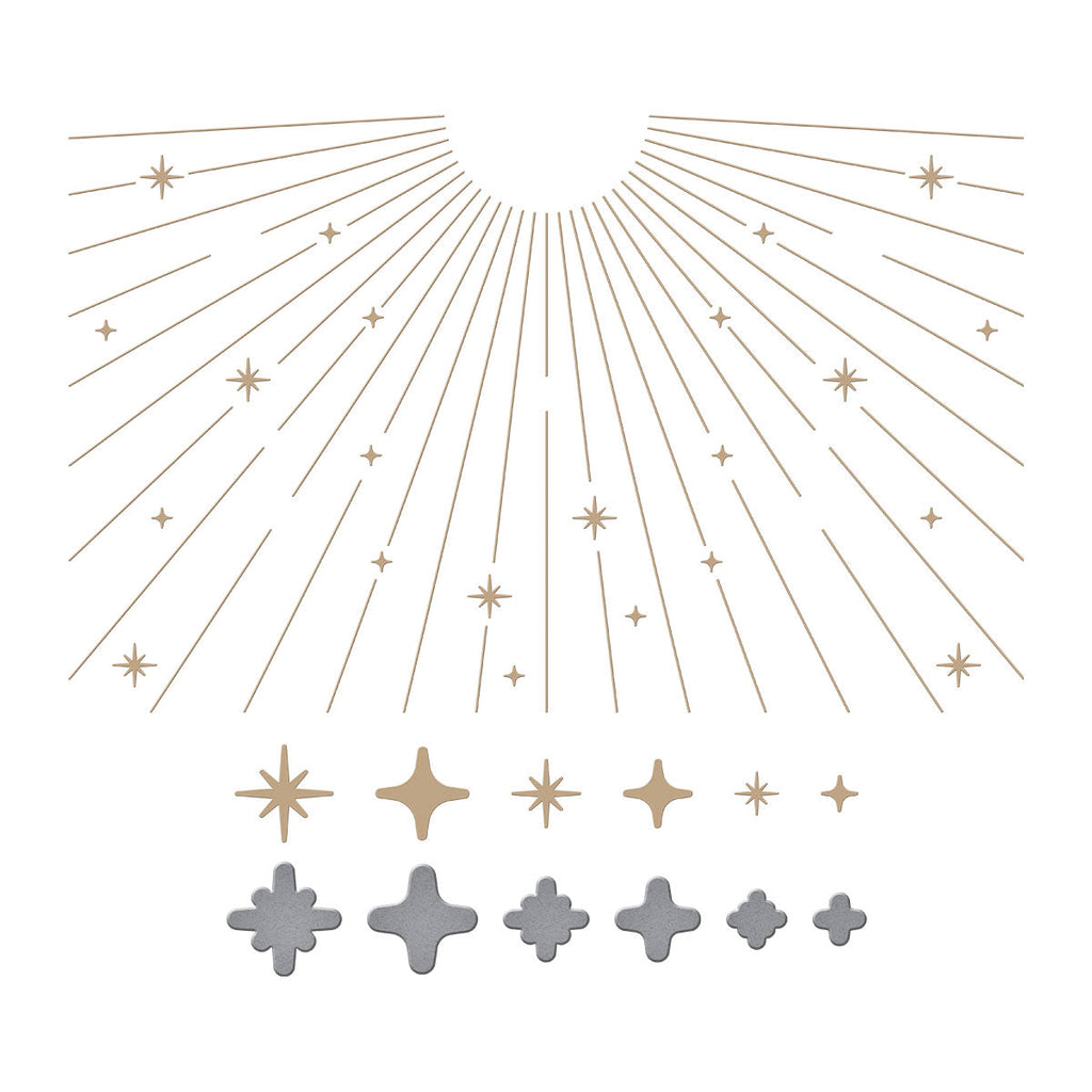 Sparkle Background Glimmer Hot Foil Plate & Die Set