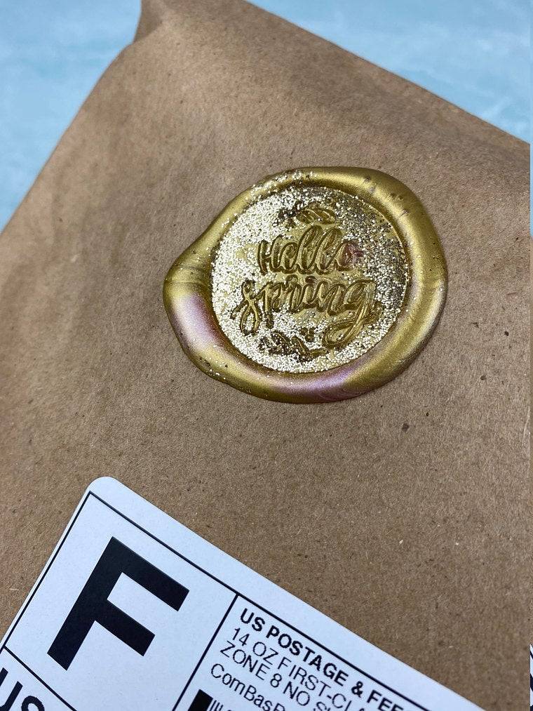 Hello Spring Wax Seal Stamp