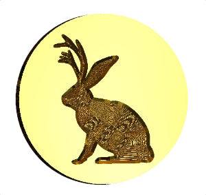 Jackalope 2 Wax Seal Stamp