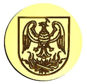Phoenix Shield Wax Seal Stamp