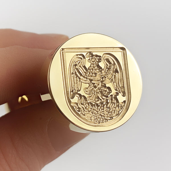 Phoenix Shield Wax Seal Stamp