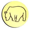 Sniffing Bear Wax Seal Stamp
