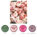 Spring Floral Stamp & Blooming Colorway Sealing Wax Set