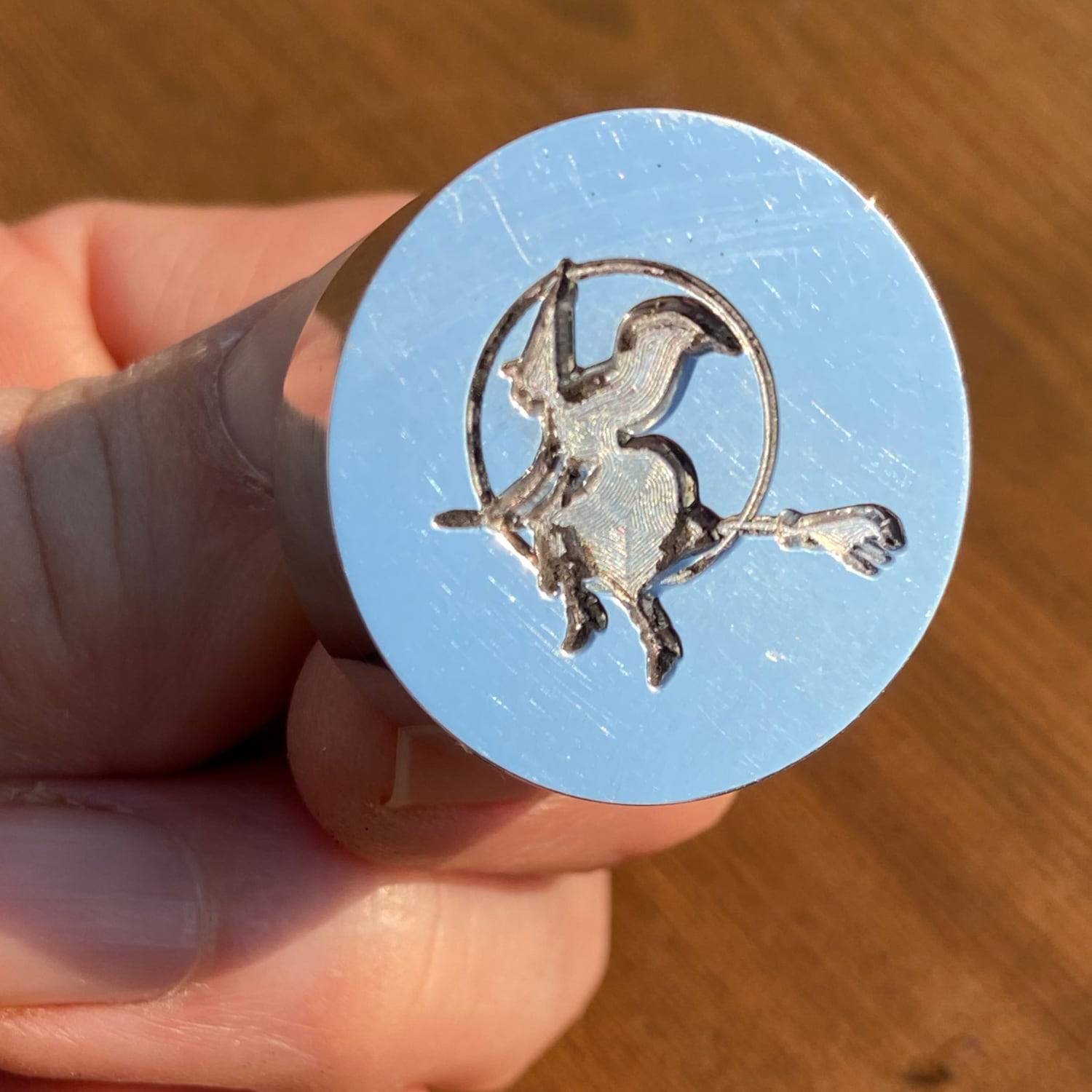 Witch + Broom 2 Wax Seal Stamp