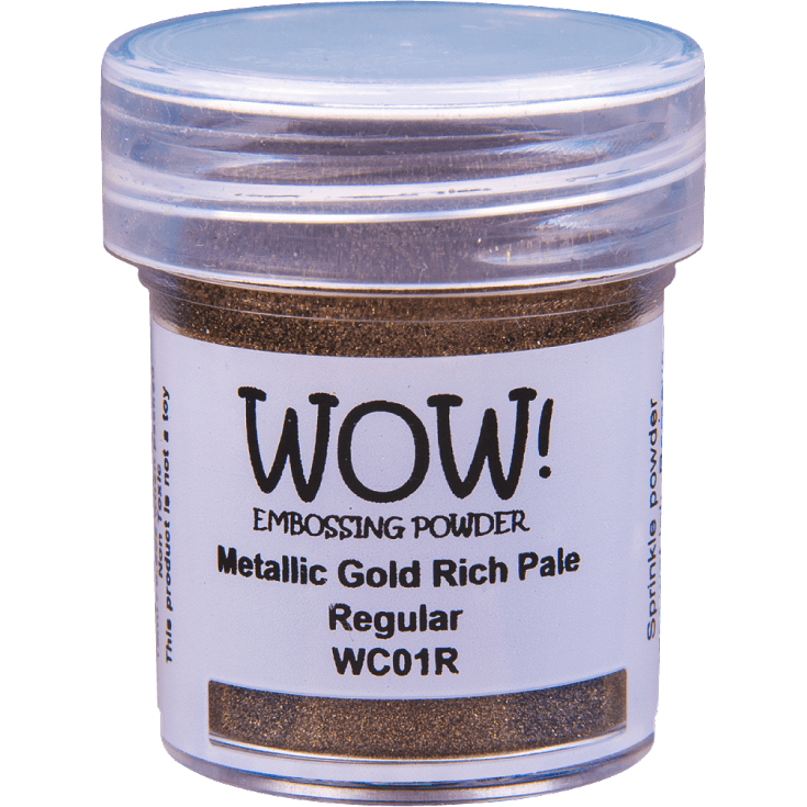 WOW! Embossing Powder - Metallic Gold Rich Pale