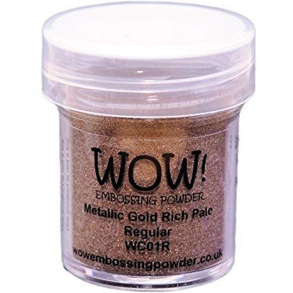 WOW! Embossing Powder - Metallic Gold Rich Pale